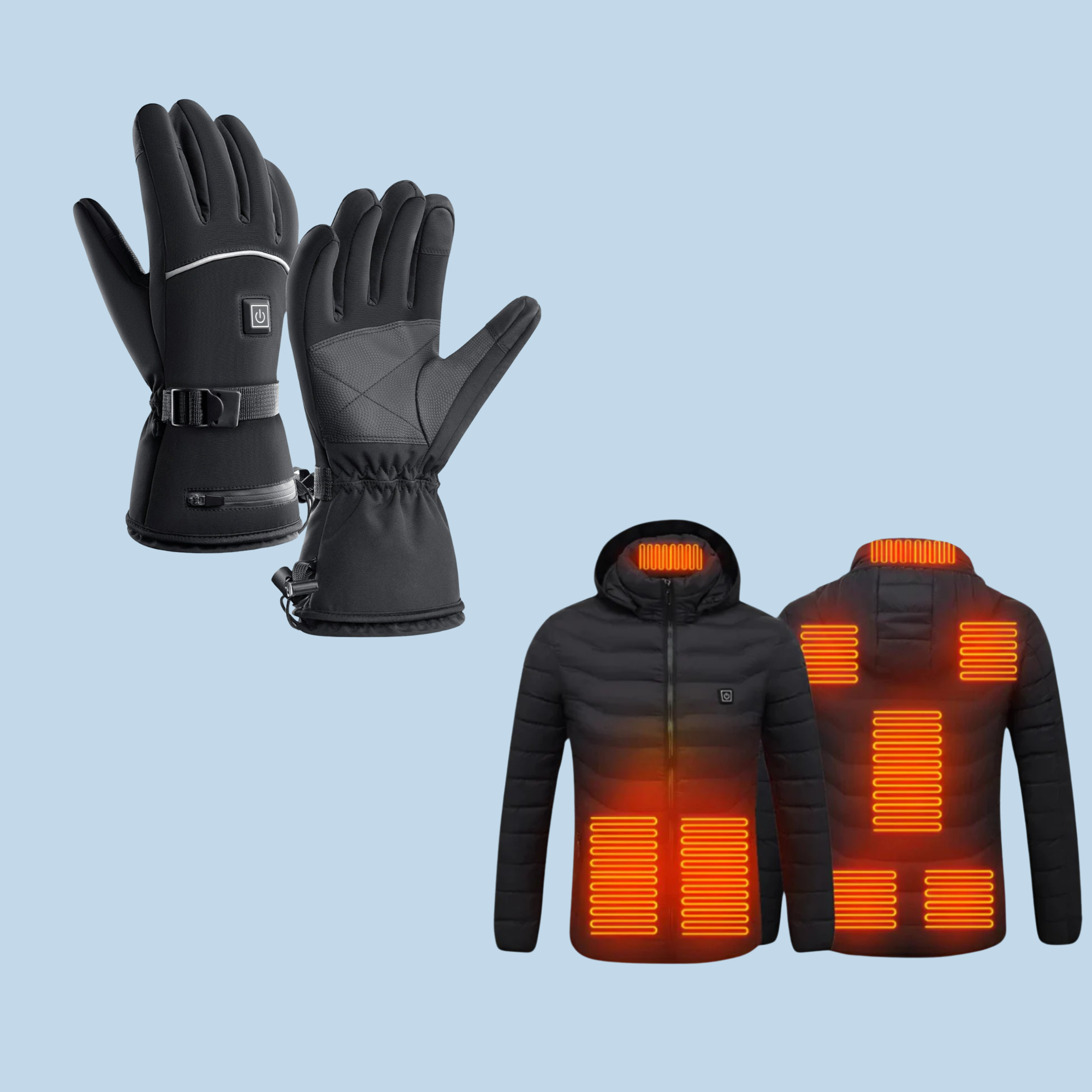 TotalHeat | Verwarmde Handschoenen + Jas Bundel