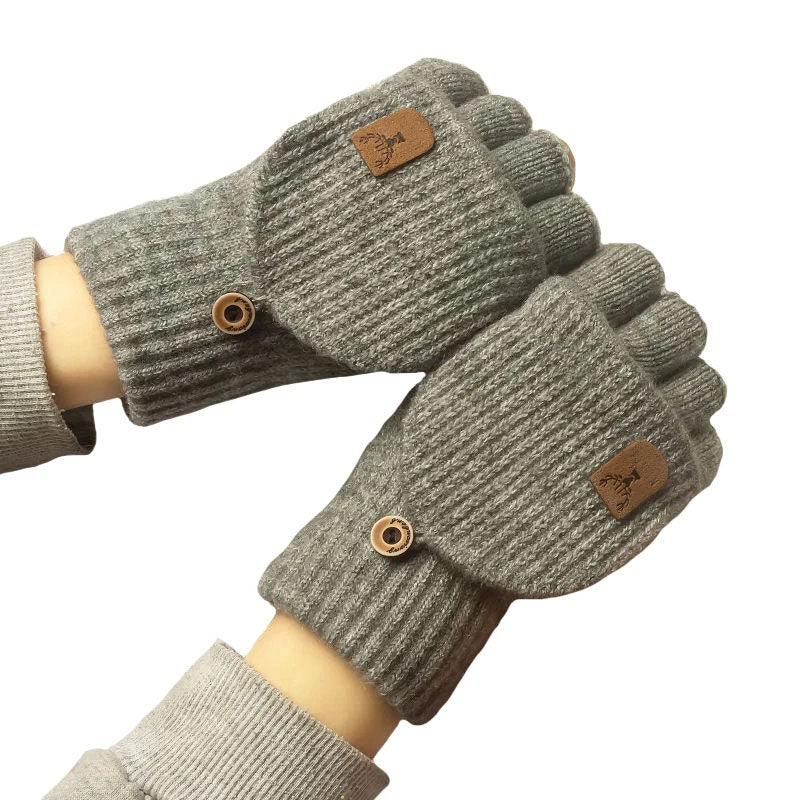 Amari | Vingerloze Gebreide Handschoenen