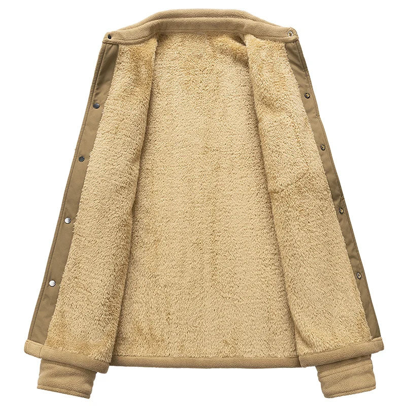 Finn | Zachte Suède Fleece-Gevoerde Jas